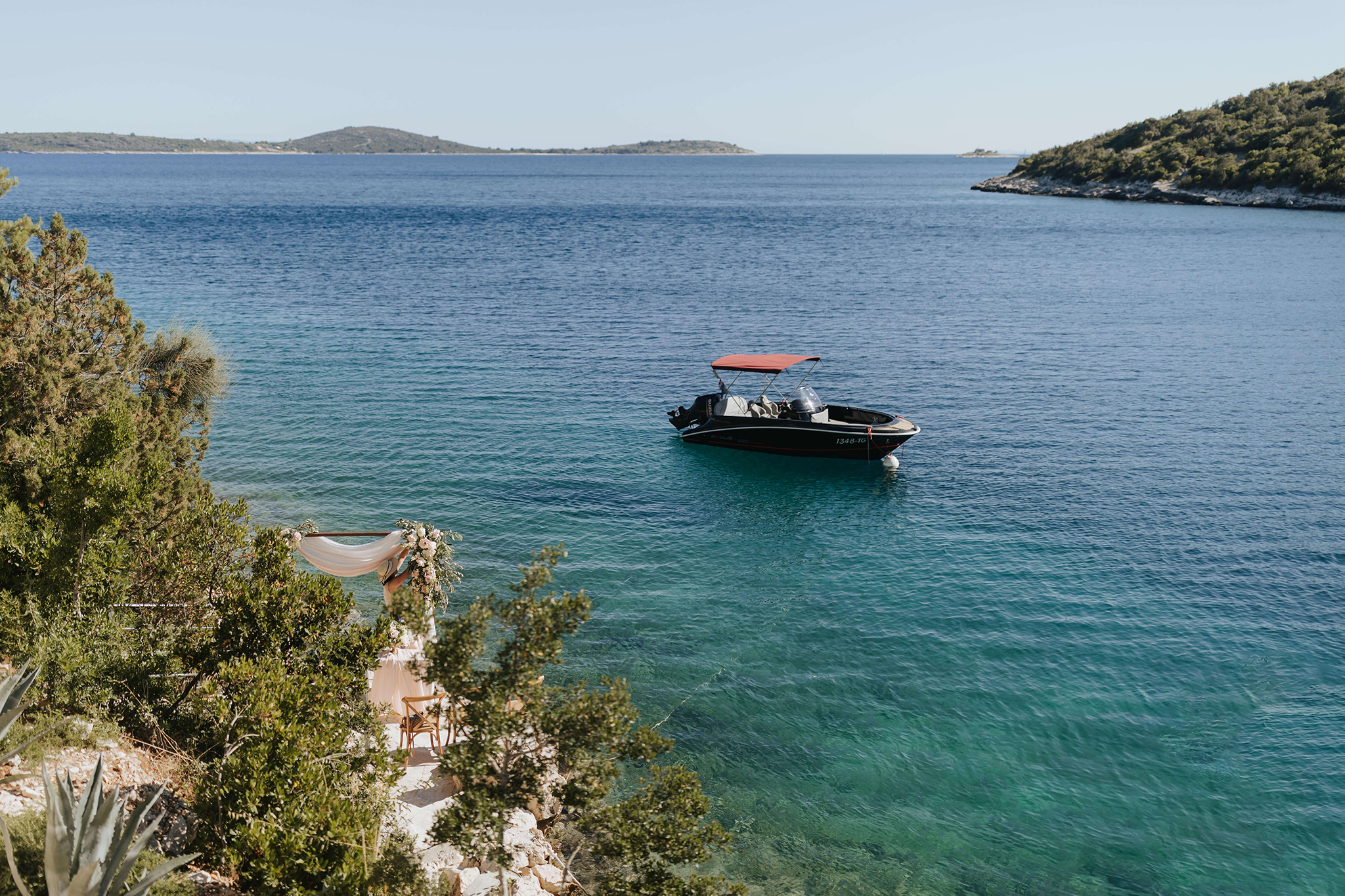 Strandhochzeit bei einer Luxusvilla in Dalmatien