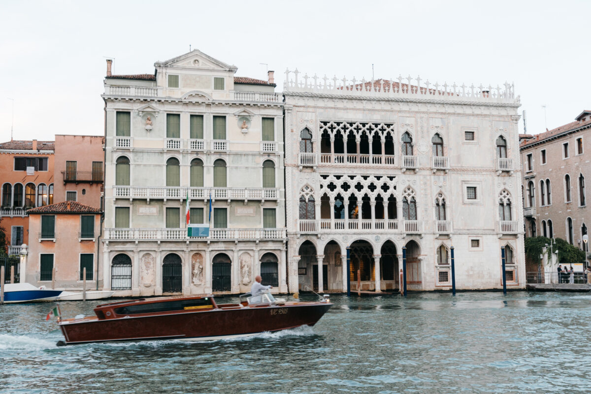 Hochzeit in Venedig am Wasser